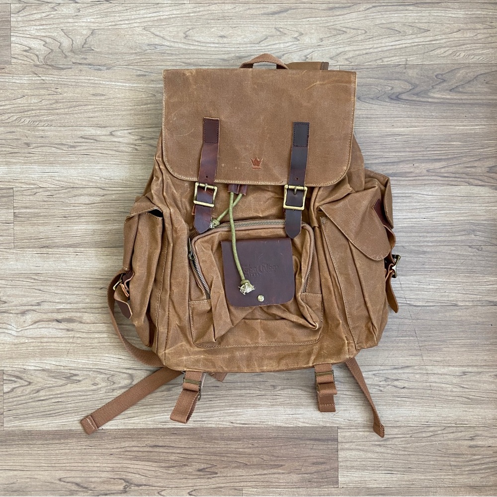 Cocktail Kingdom Canvas Bartender Bag Backpack Topo Chico brand new with tags